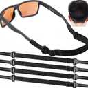 KSACLE Adjustable Glasses Strap - 4 Pack No Tail Eyeglass Straps, Universal Fit Rope Eyewear Retainer, Sport Unisex Sunglass