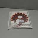 Outus Thanksgiving Hanging Paper Turkey Honeycomb Tissue Turkey Honeycomb Centerpiece for Thanksgiving Day Table Decorating Kit Party Supplies (6) Brown (Green, XXL)