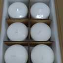 Candle Charisma White Pillar Candles Bulk Pack of 6  (3x3 Inch) Long-Lasting 50-Hour Burn, Dripless & Smokeless  Perfect for Hassle-Free Decor at Weddings, Fall Table Centerpieces & Special Events