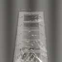 1 Pack BESTTEN 5-Gang Screwless Wall Plate, Decorator Outlet Cover, USWP4 Glossy Off White, Decor Face Plate for Light Switch, Dimmer, GFCI, USB Receptacle, H4.69 x W10.18, ETL Listed