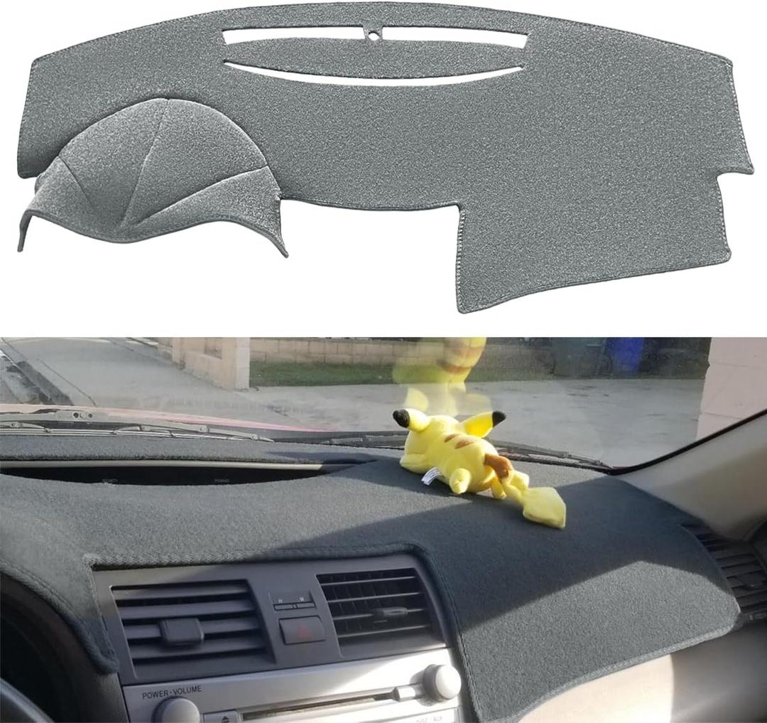 Dash Cover Mat Pad Custom Fit for Toyota Camry 2007 2008 2009 2010 2011 Dashboard Cover Carpet Cap Protector (Dark Gray) Y27