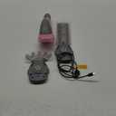 WORKPRO Cordless Grass Shear & Shrubbery Trimmer - 2 in 1 Handheld Hedge Trimmer 7.2V Electric Grass Trimmer Hedge Shears/Grass Cutter Rechargeable Lithium-Ion Battery and Type-C Cable - Pink Ribbon