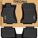 OEDRO Floor Mats Compatible with 2016-2017 Subaru Crosstrek, 2012-2016 Impreza, 2015-2021 WRX/WRX STi, 2013-2015 XV Crosstrek (Subaru/XV/Crosstrek/only), 1st and 2nd Row Floor Liners Black