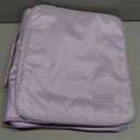 SUNEE Zippered Binder Bag with Handle, 2-Inch 3-Ring O-Ring, 500-Sheet Capacity, Includes Zip Pocket, 5-Tab Expanding File Folder, Multi-Pocket Organizer Binder for Middle School, Lavender Purple