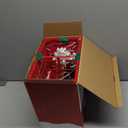 PEIDUO Animated Christmas Santa in Lighted Gift Box, Motion Sensor Christmas Music Decorative Lights, Under The Christmas Tree Present Decorations for Indoor Outdoor Yard Home Holiday Decor