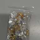 Wavwavw 20 Pcs Rhinestone Buttons Faux Pearl Buttons Flat Back Embellishments for Jewelry Making DIY Craft Wedding Hair Bouquet Home Decoration Party Accessory