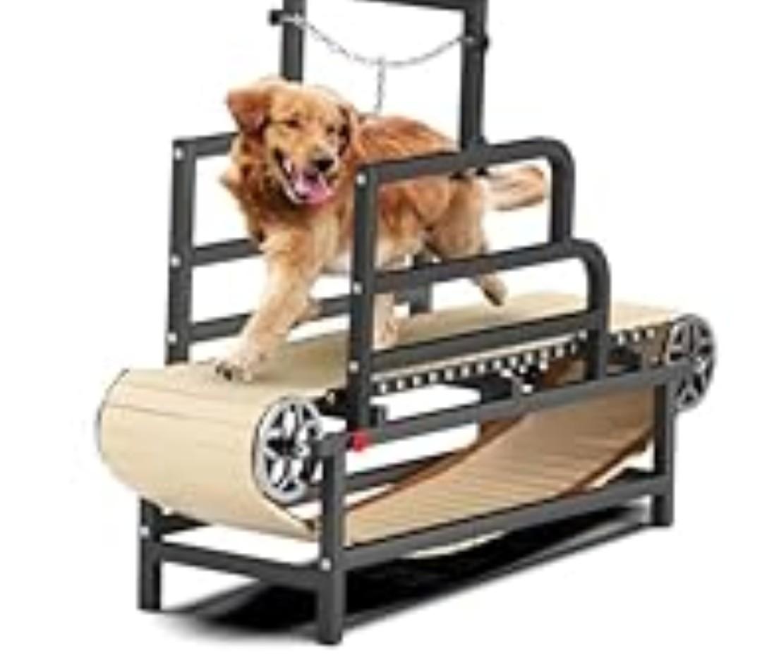 Dog Treadmill Dog Pacer for Large Medium Dogs, Dog Running Machine Exercise Equipment Pet Treadmill for Indoor Home, Up to 220