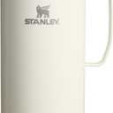 STANLEY Everyday Camp Mug | Drink Through Lid | Cup for Coffee, Tea and Drinks | Insulated Stainless Steel Coffee Mug | BPA-Free (24 Ounces, Cream Gloss)