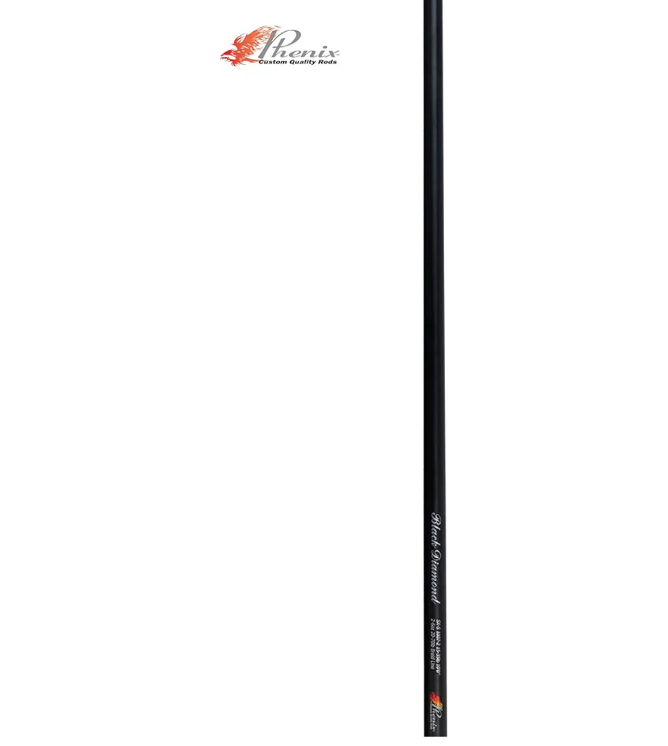 Phoenix RodsFishing Rod Black Diamond. SX-S 1408-2, 15-40lb, 14'0", 3-10oz 30-80lb Braid Line