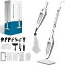 Steam Mop for Floor Cleaning, 12 in 1 Handheld Steam Cleaner for Home, Floor Steamer for Hardwood Windows Tile Laminate Shutter & Clothes with Attachments (Grey)