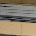 4-Step Wide Dog Stairs with Storage 23" H, Non-Slip Sturdy Pet Steps for High Bed Couch Window, Pet Stairs for Small/Medium/Large Old Dogs Cats Up to 220lbs, Cat Dog Steps for Car/SUV, Grey