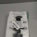 2 Pack Matte Black Dummy Door Knob Interior, Black Door Knobs for Bifold and Closet Doors, Heavy Duty Round Modern Door Handle