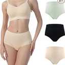 Underwear for Women,6 Layer High Absorbency Leak Proof Underwear 4Pack, Size XL