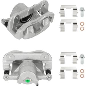 Front Disc Brake Calipers for Honda Accord 2006-2012, for Acura TL 1999-2003&2007-2008, TSX 2004-2014, CL 01-03, RL 99-04, Front Driver and Passenger Side, Replace# 19-B2584 19-B2585, 2PCS w/Bracket