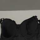 Push Up Bra for Women, Full Back Coverage Bras Deep Cup Hide Back Fat Smoothing Seamless Underwire T-Shirt Bras (38E, Black)