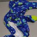 Large Dog Pajamas Pet Recovery Shirt Dog Pjs Cute Lightweight Stretchy Knit Pullover Large Dogs Pajamas Onesie for Small, Medium and Large Breeds (XXX-Large (55-75lb), Blue Jellyfish)
