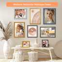 MOUDAMION 24x36 Ornate Gold Wood Frame, 36x24in Floral Picture Frames, 24 x 36inch Gallery Photo Pic Display with HD Plexiglass, 1.4in Widen 1in Thick, Horizontal Vertical Wall Display