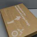 Adjustable Medium Dog Wheelchair for Back Legs, Upgraded Wheel, Disabled Pets, Leg Brace, Mobility Aid for Medium Pets, Hind Limb Rehabilitation, Older, Disabled (L(Chest 25.2-30.7in))