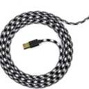 Zgear 1  PC Adaptive Fast Charger Wall Charger, 10 Foot Braided Sync