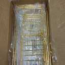 5 Pack Shower Caddy Organizer Rack Shelf for Inside Shower, Self Adhesive Wall Storage Basket Rustproof Stainless Steel Shampoo Holder Bathroom Accessory Decor Set, Gold