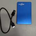 NRICO Portable External Hard Drive, USB 3.0, 2.5 Inch, Compatible with PC, Mac, Desktop (Blue, 500, GB)