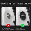 12 PCS Car Silicone Door Latch Protective Cover Guard Car Decorations Car Door Lock Latches Silent Shock Cover Vehicle Doors Locks Guard Stopper Car Protector Accessories for Most Vehicles