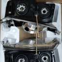 AS Headlight Assembly for 2002 2003 2004 2005 2006 Chevy Avalanche 1500 2500 Fits Body Cladding Models with Chrome Housing Amber Reflector Passenger and Driver Side