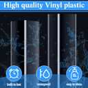 Sasylvia 10 Pcs Wall Corner Protector Guards, Vinyl 3/4 x 48 Inches Corner Trim Molding, Avoid Scratching Scuffs, Ease Install and Cleaning for Door Countertop Furniture Cabinet Protection, Clear