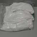 8 x 10ft White Backdrop Curtains Party Wedding Back Drops White Photo Curtains Soft Fabric Backdrop Wrinkle-Free Polyester Cortinas Blancas for Bridal Baby Shower Baptism Birthday Decor, 2 Panels