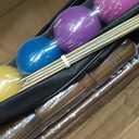 Pointyard 32’’ Six Player Croquet Set, Regulation [Vintage Archaize] Croquet Set with Wooden Mallets/Colored Ball/Wickets/Stakes for Adults/Teenagers/Family-Perfect for Lawn/Backyard Game/Park