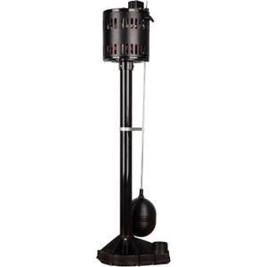 Red Lion RLSP33PED 115 Volt, 1/3 HP, 3300 GPH Thermoplastic Pedestal Pump with 8-Ft. Cord, Black, 14942052
