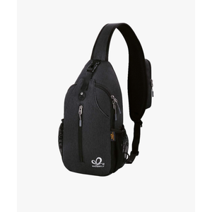 WATERFLY Crossbody Sling Backpack Sling Bag Travel Hiking Chest Bag Daypack
