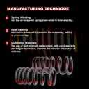 Rear Heavy Duty Coil Springs Compatible with 2009-2018 Ram 1500 2WD 4WD, Provide Extra 70% Load Capacity (Additional 1100 lbs)