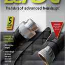 Zero-G 4001-25 8 Inch by 25 Feet Lightweight, Ultra Flexible, Durable, Kink-Free Garden Hose, 5, 5/8" x 25', Gray