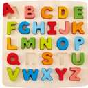 Hape Alphabet Blocks Wooden Learning Puzzle