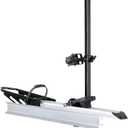 Single 1-Ebike Rack Hitch Mount with Ramp Foldable Bike Carrier 100 lbs. Capacity for Cars SUV Truck Trailer and RV