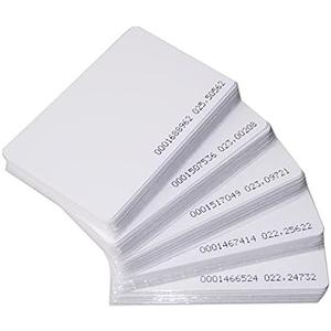 YARONGTECH RFID Card Proximity access control 125khz Blank 0.9mm Thin EM4100 Chip (pack of 100)