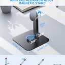 Adjustable Portable Magnetic Monitor/iPhone/Tablet Stand Magnetic Quick-Release - Foldable 10.1 10.5 11 11.6 12 12.5 15.6 17 17.3 18 18.5 inch Portable Monitor iPad Air mini Pro Samsung POS, Kindle