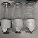 Shampoo and Conditioner Dispenser, Triple Stainless Steel Soap Dispenser Bathroom, Wall Mounted Shower Shampoo Dispenser 3 Chamber No Drill, 1500ml/ 51 oz  Bathroom Accessories