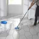 Clorox Microfiber Spin Dry Microfiber Mop and Bucket System, Blue/White