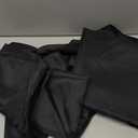 sancua 2 Pack Black Tablecloth 60 x 102 Inch, Rectangle 6 Feet Table Cloth - Stain and Wrinkle Resistant Washable Polyester Table Cover for Dining Tables, Buffet Parties and Camping