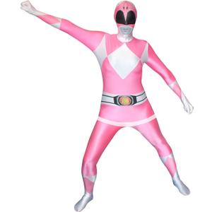Morphsuits Men's Adult Power Rangers (Large, Pink)