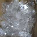 50 Sets Mini Hand Sanitizer Bottles bulk Wedding Favors for Guests 2oz Empty Travel Size Hand Sanitizer Bottles with 50 Organza Bags Thank You Tags for Wedding Party(Love,Gold)