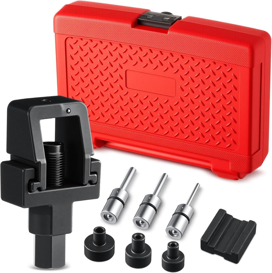 Tallew 8 Pcs Chain Cut and Rivet Tool Kit, Motorcycle Chain Breaker Removal Tool Set, Link Cutter Supplies for Bicycles, Dirt Bikes, Atvs Used to Cut Any 520, 525, 530 (50), or 532 Size Chains