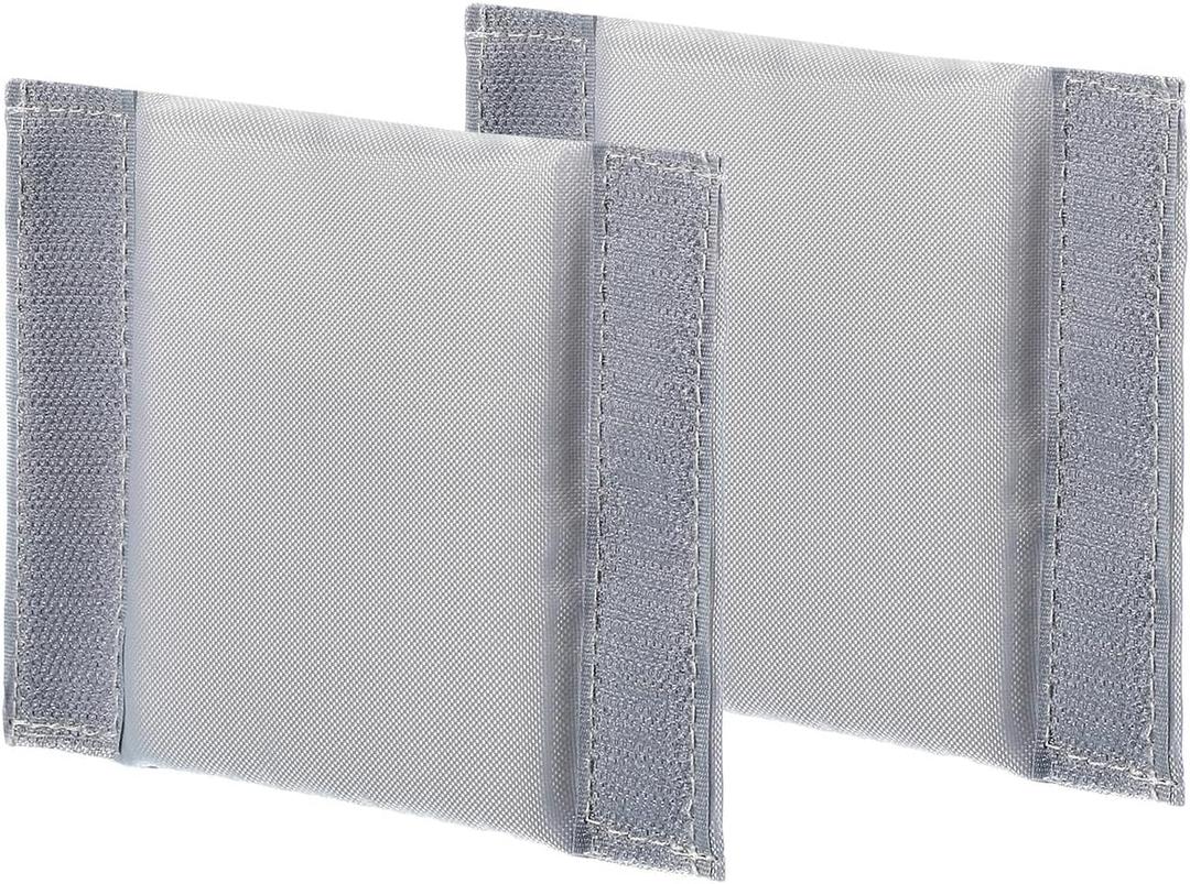 PATIKIL Camera Bag Divider, 2Pcs 4.72"x3.54"x0.31" Shockproof Camera Bag Inserts Separator Pad Protective Lens for Nikon Camera DSLR Protect Bag Organizer Universal Divider Cushion, Gray