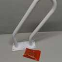 Hand Rails for Outdoor 1-2 Steps, Indoor Stairs, Bathroom, Wall Mount Non-Slip U-Shape Stair Hand Railing White 1 Pack