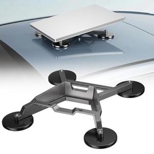 OANDYS Starlink Mini Mount, 220lbs Heavy Duty Magnetic Car Roof Mount with 8° Aerodynamic Tilt, Die-Cast Aluminum Starlink Mini Vehicle Bracket, Scratch-Free Portable Stand for RV, Truck, SUV & Boat