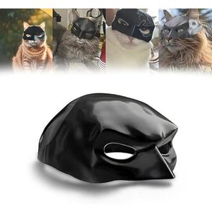 Amazon.com : BatCat Mask Cosplay, Bat Style Cat Mask, Pet Costume Accessory, Fun and Adorable Superhero cosplay mask for Cats, Black CatBat Cosplay Halloween Mask Hat for Cats, cat Apparel (Large 5.1" L x 3.5" W) : Pet Supplies