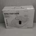 Ionic Foot Bath Detox Machine, Portable Foot Detox Machine for Home, Salon-Level Ionic Foot Spa Machine with Basin, 100 Basin Liners, Two Arrays