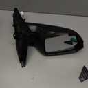 Dasbecan Left Driver Side Door Mirror Compatible with Honda Civic 2016-2021 Power Glass Non-Heated Manual Folding Paint to Match Replaces 76258TBAA02ZA HO1320283 Black 3Pins (For US Built Models)